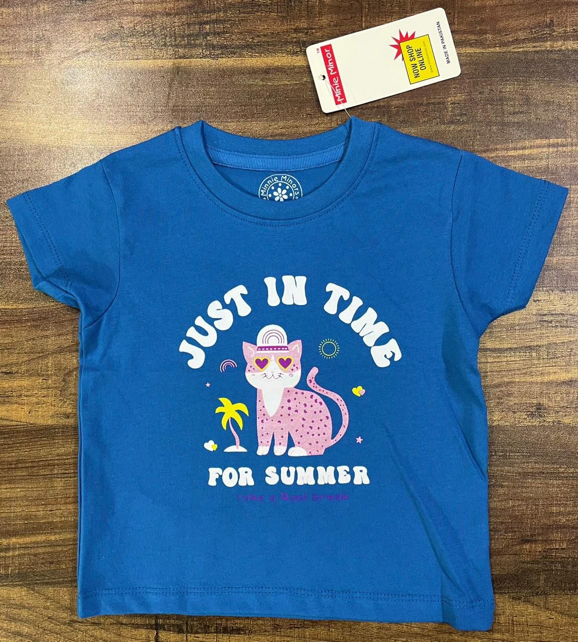Kids Girls Affordable Baby Outfits –- Summer New Arrival Original Minnie Minors T-Shirt