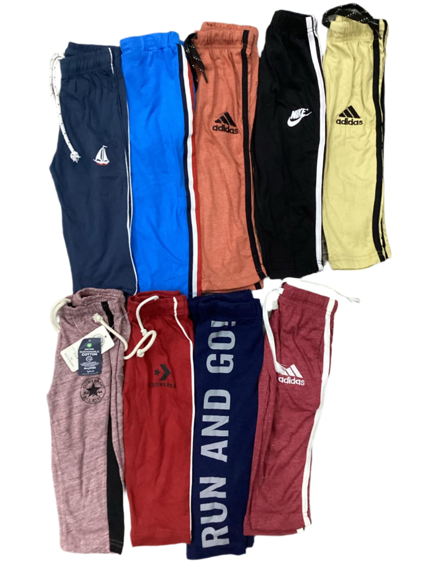 Kids Girls Boys Summer Blended Trousers Pack of 3
