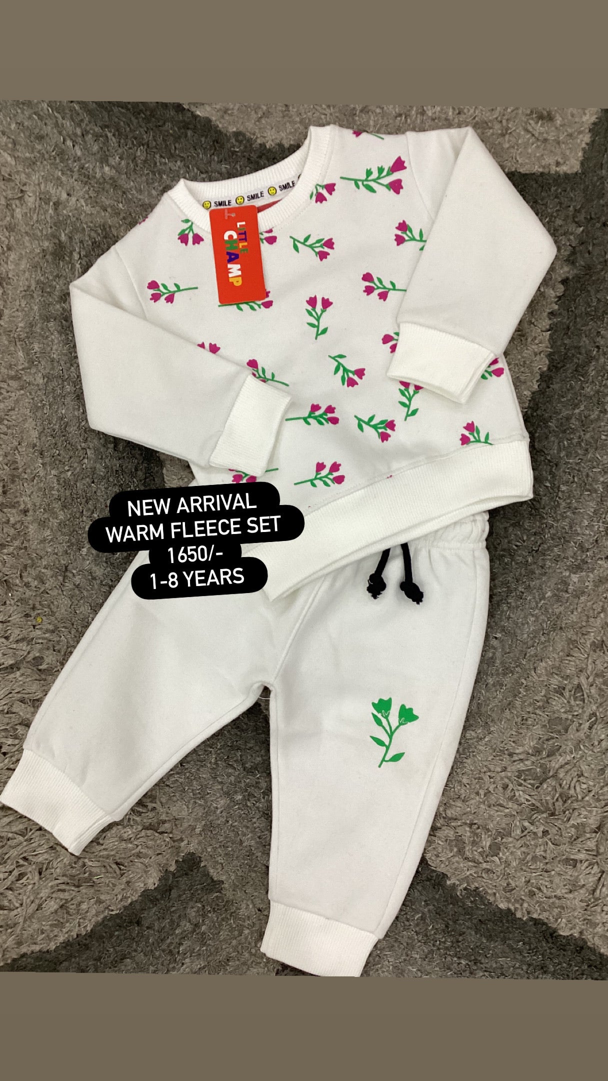 Kids Girls Affordable Baby Outfits –- Winter Warm Original Branded Track Suits