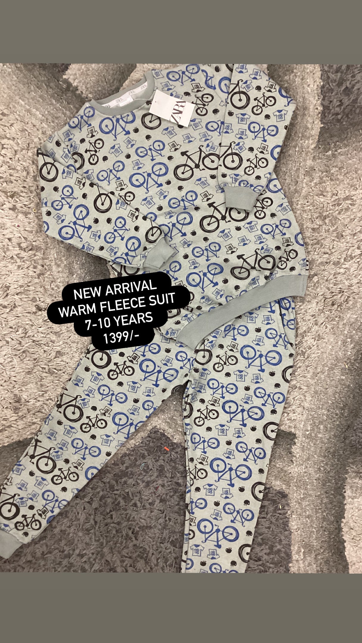 Kids Girls Affordable Baby Outfits –- Winter Warm Original Branded Track Suits