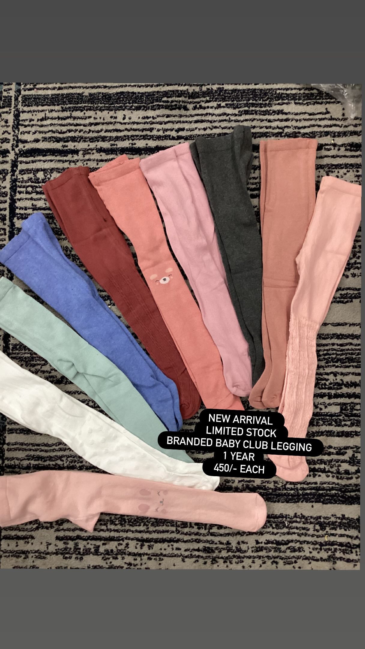 Kids Boys Girls Affordable Baby Winter Warm Leggings Pack of 3