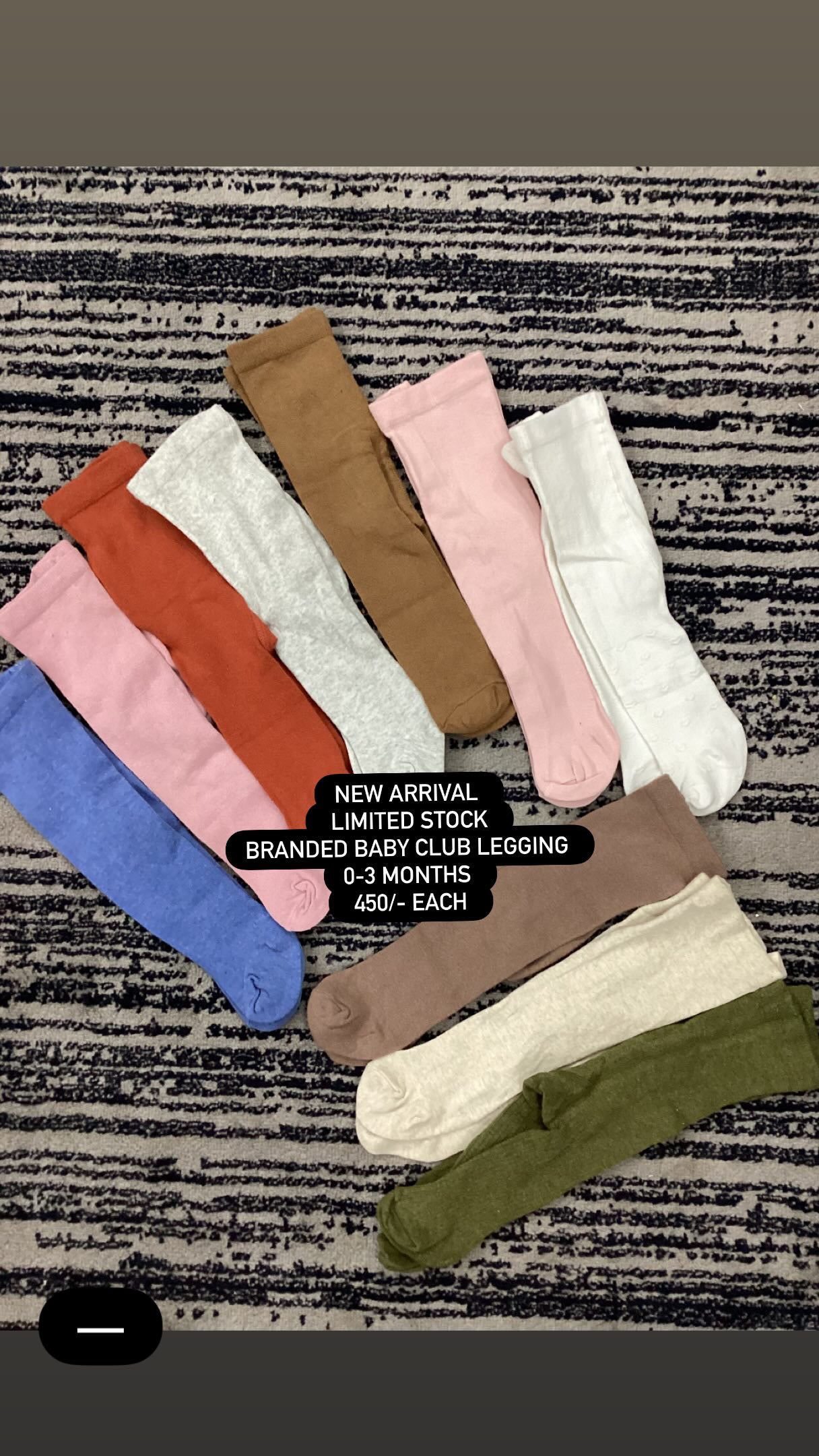 Kids Boys Girls Affordable Baby Winter Warm Leggings Pack of 3