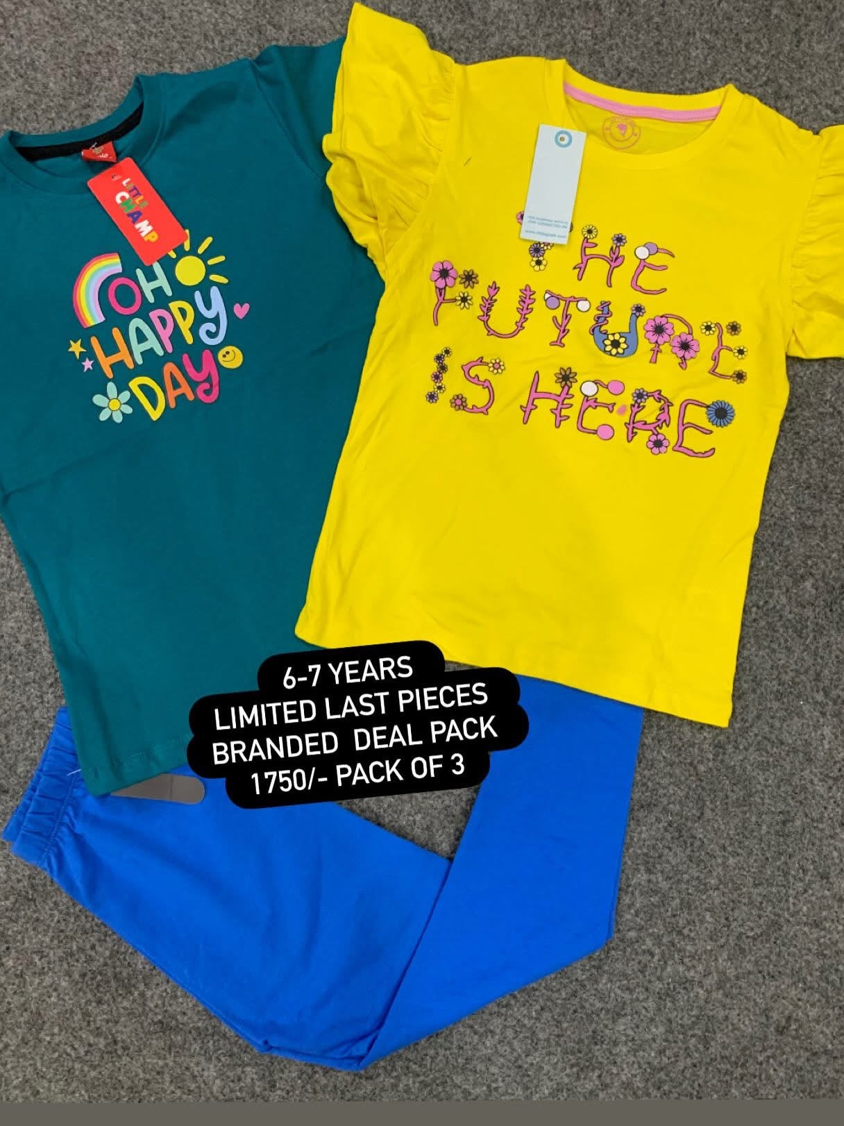 Kids Affordable Collection 2026: Kids Girls Branded Packs Deal Summer Sale 6-7 Years