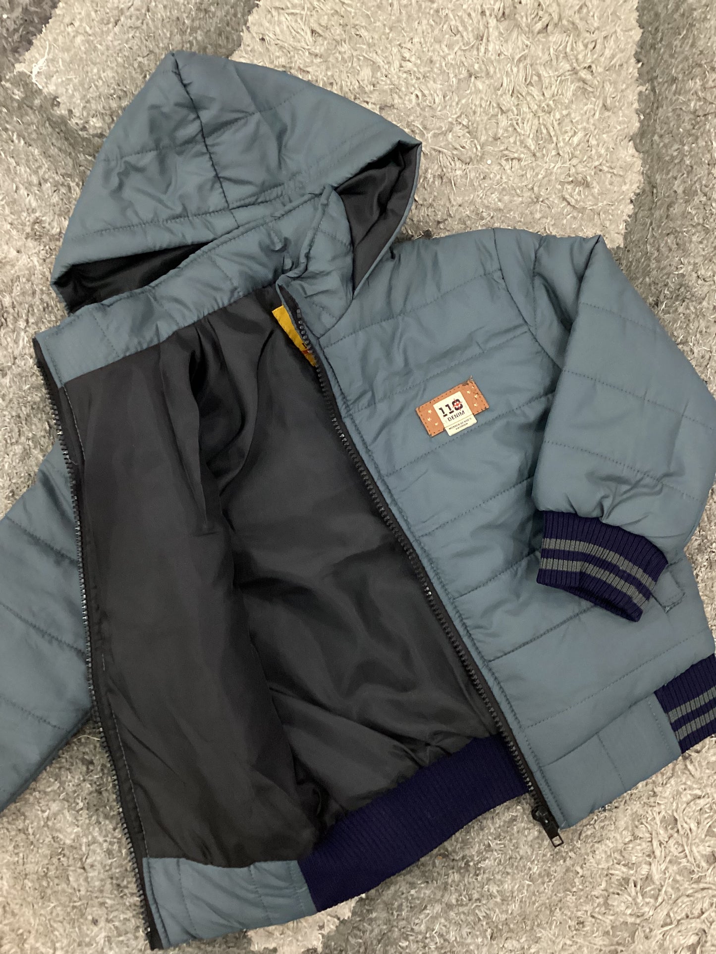 Kids Boys Girls Affordable Baby Outfits –- Winter Warm Puffer Zipper Jacket