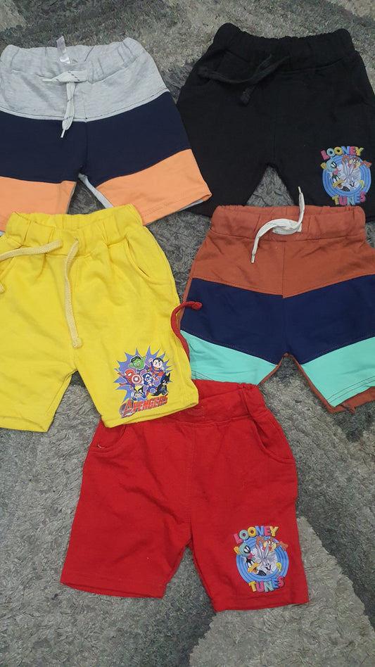 Kids Boys Shorts Pack of 5 Summer Branded Imported  5-6 Year