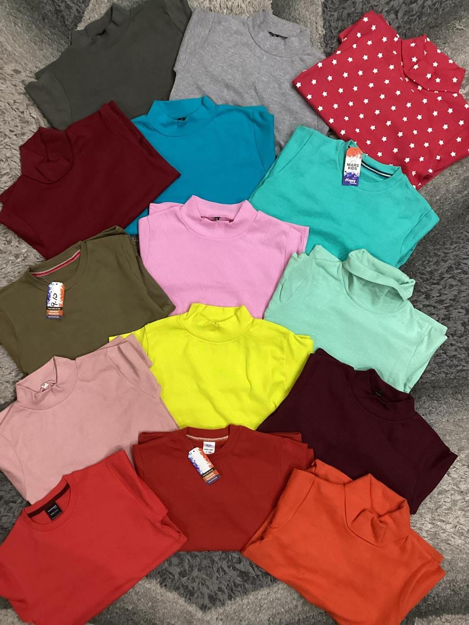 Kids Girls Boys Winter Warm High Quality Pack of 4 Hi Necks