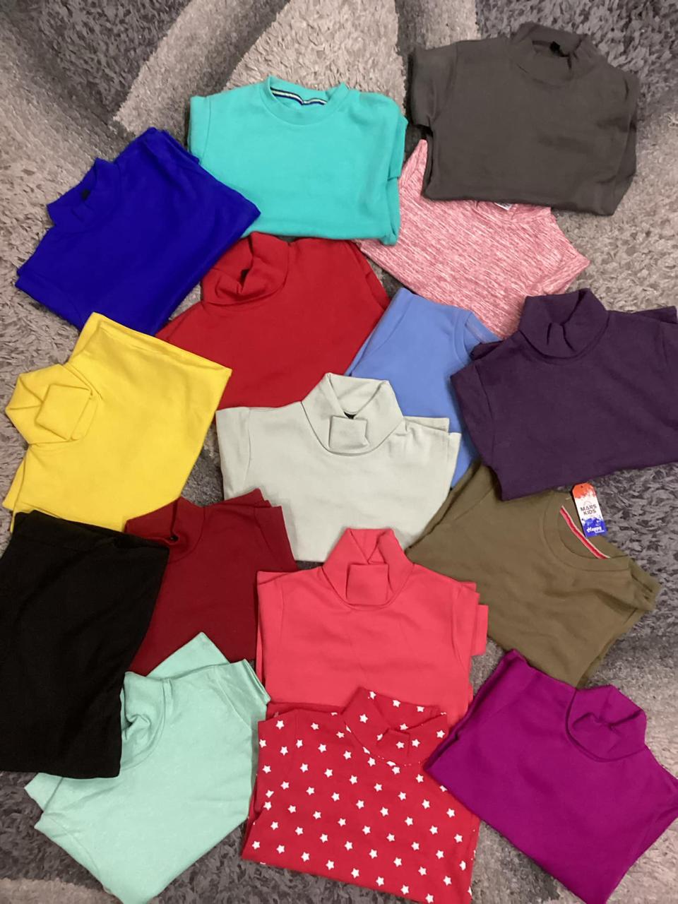 Kids Girls Boys Winter Warm High Quality Pack of 4 Hi Necks