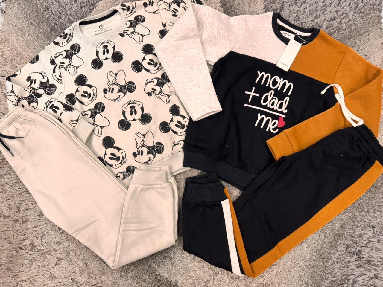 Kids Boys Winter Warm Fleece Track Suit Imported Branded