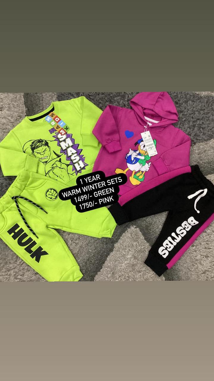 Kids Boy Girls Original Branded Imported Trouser and Shirt