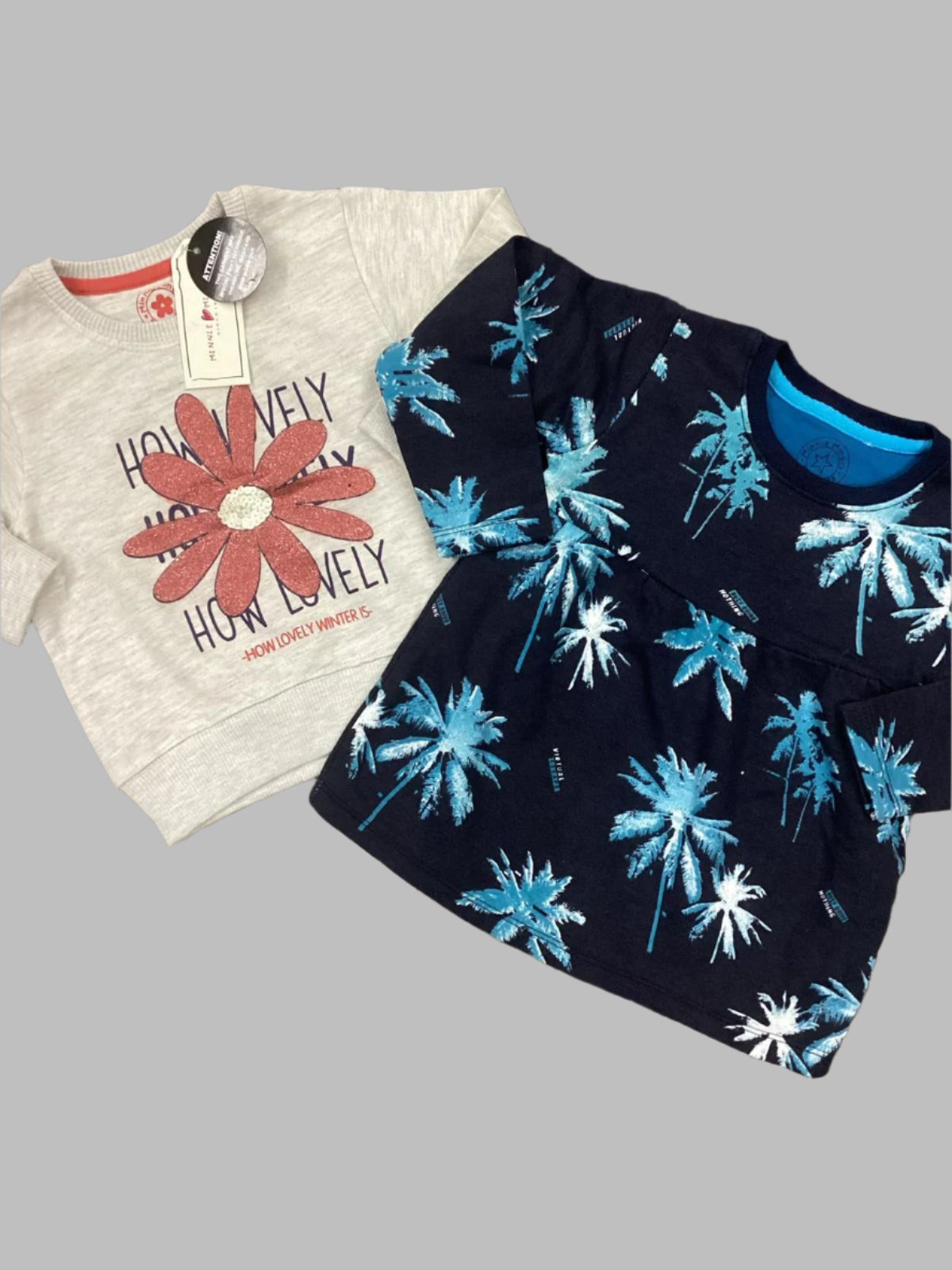 Kids Girls Boys Winter Sale Fleece Warm Branded Imported Pack of 2