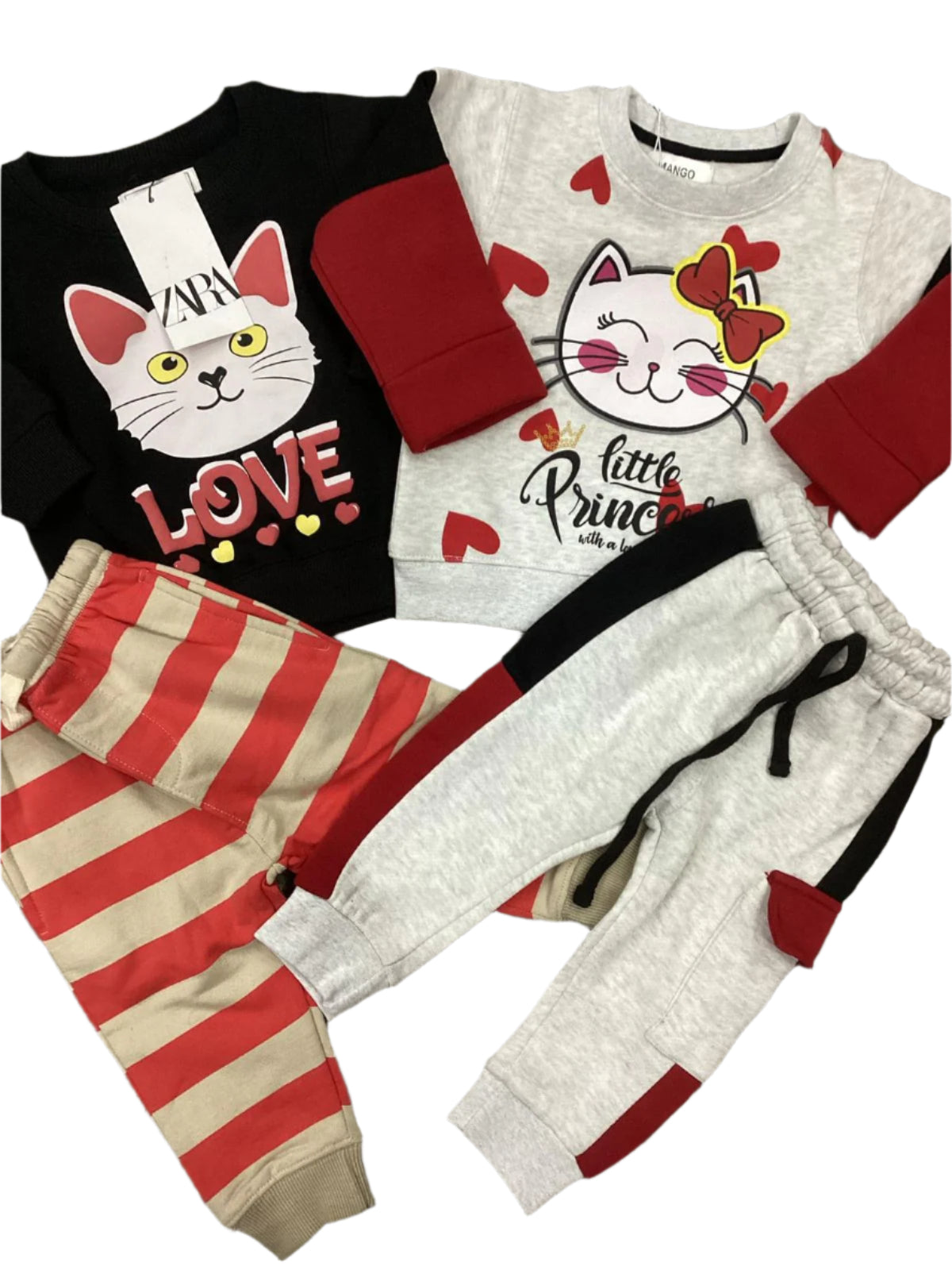 Kids Girls Winter Warm Fleece Track Suit 12-18 Months