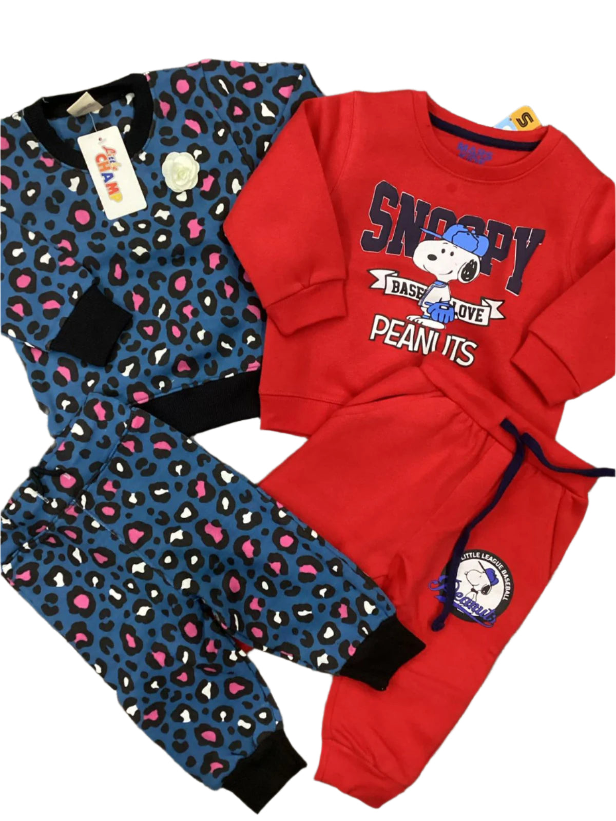 Kids Girls Boys Winter Warm Fleece Track Suit 12-18 Months