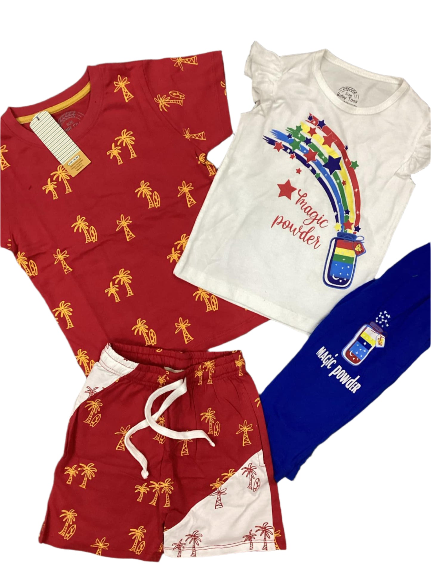 Kids Girls Boys Summer Branded Shirts and Shiorts 18-24 Months