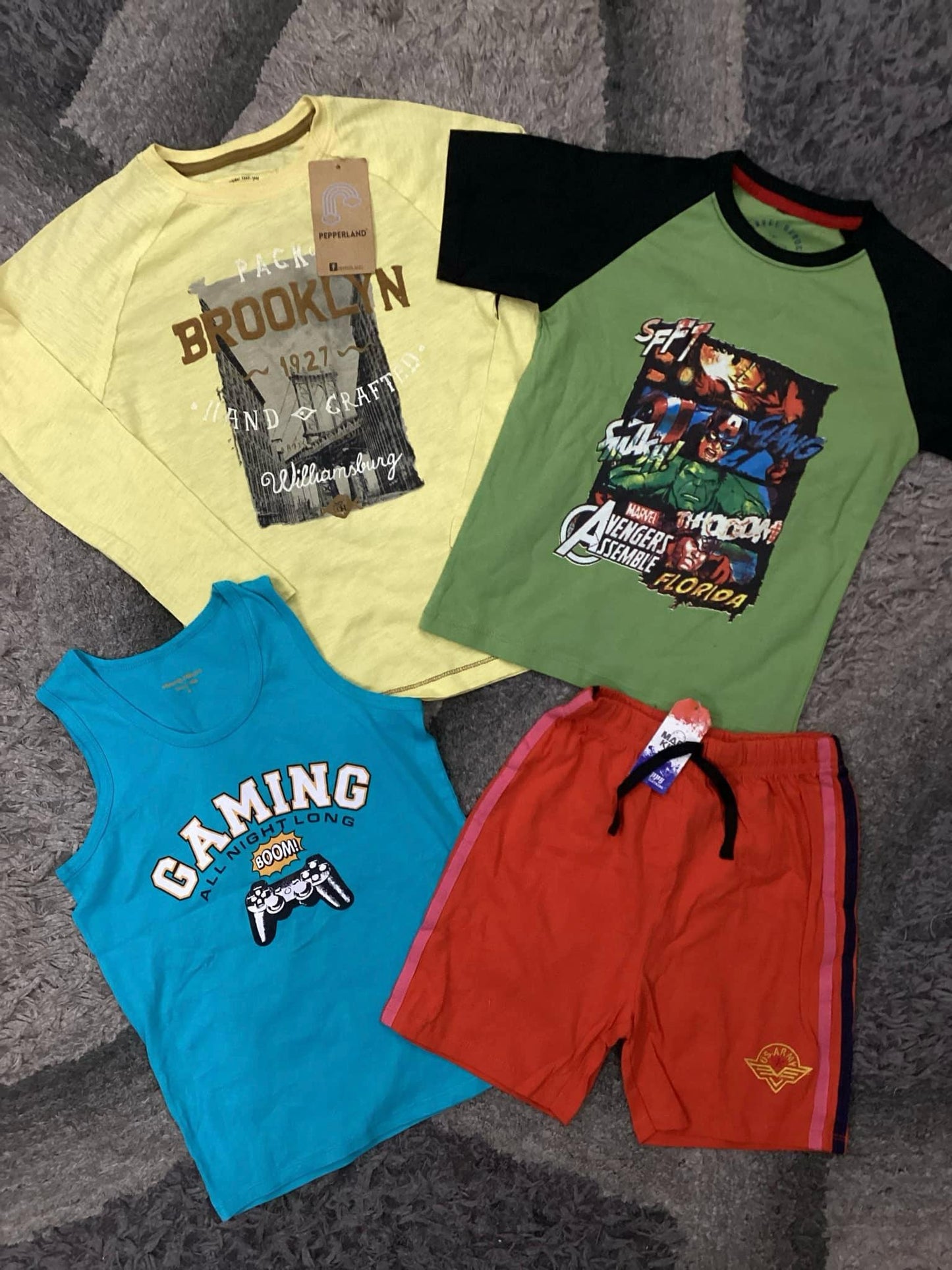 Kids Boys Summer Shirts and Shorts 6-7 Years