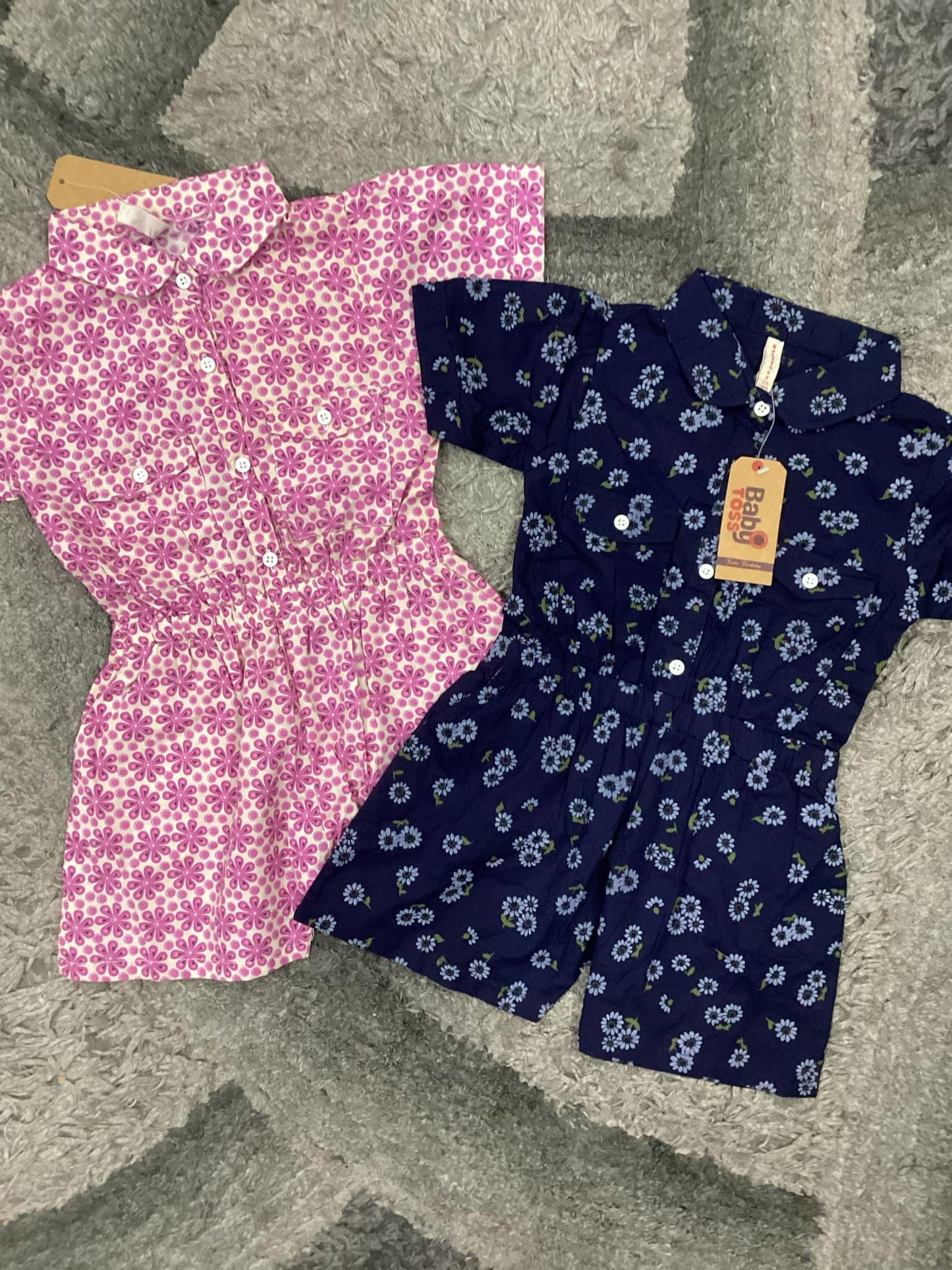 Kids Girls Summer Jump Suite