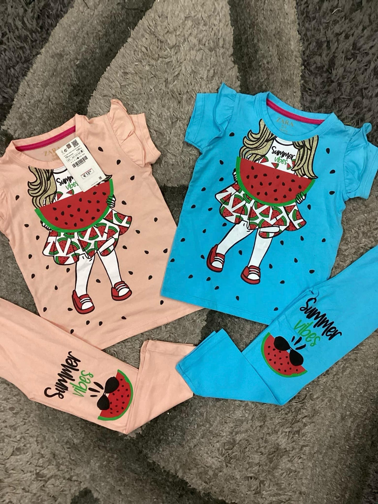 Kids Girls Summer Shirts and Trouser