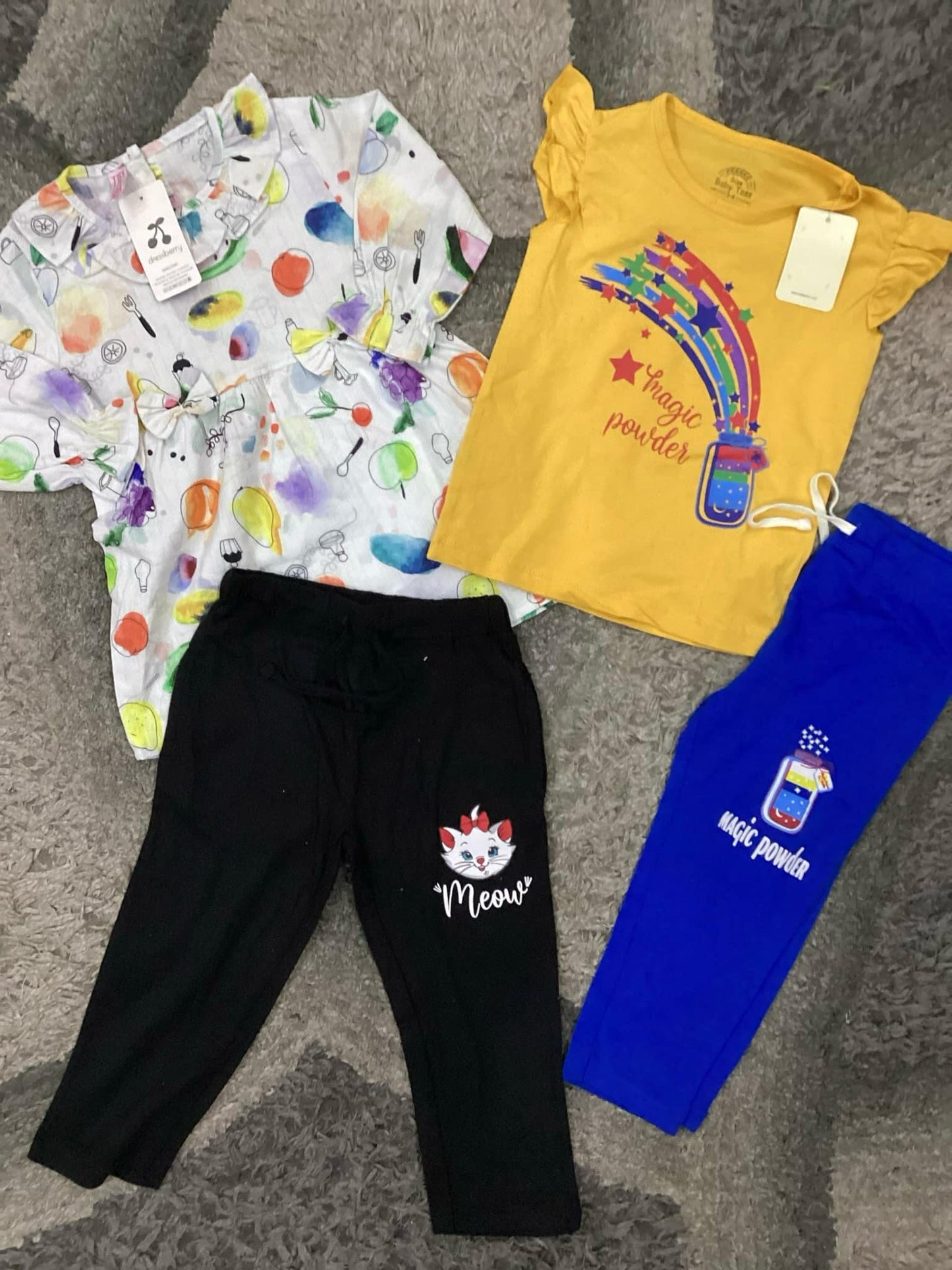 Kids Girls Summer Shirts and Trouser