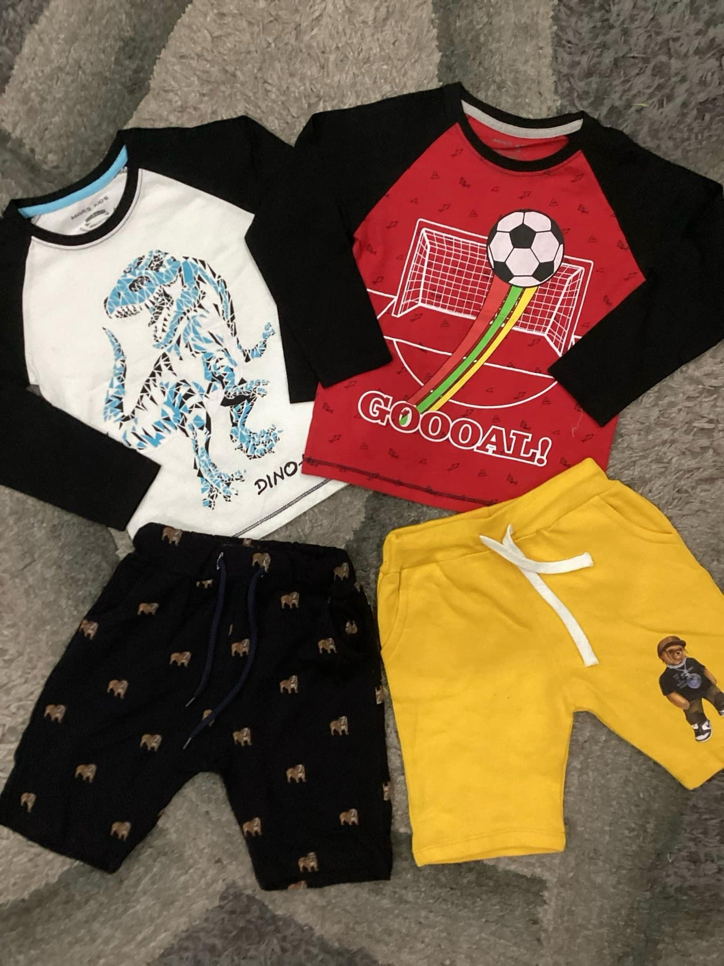 Kids Boys Summer Shirts and Shorts