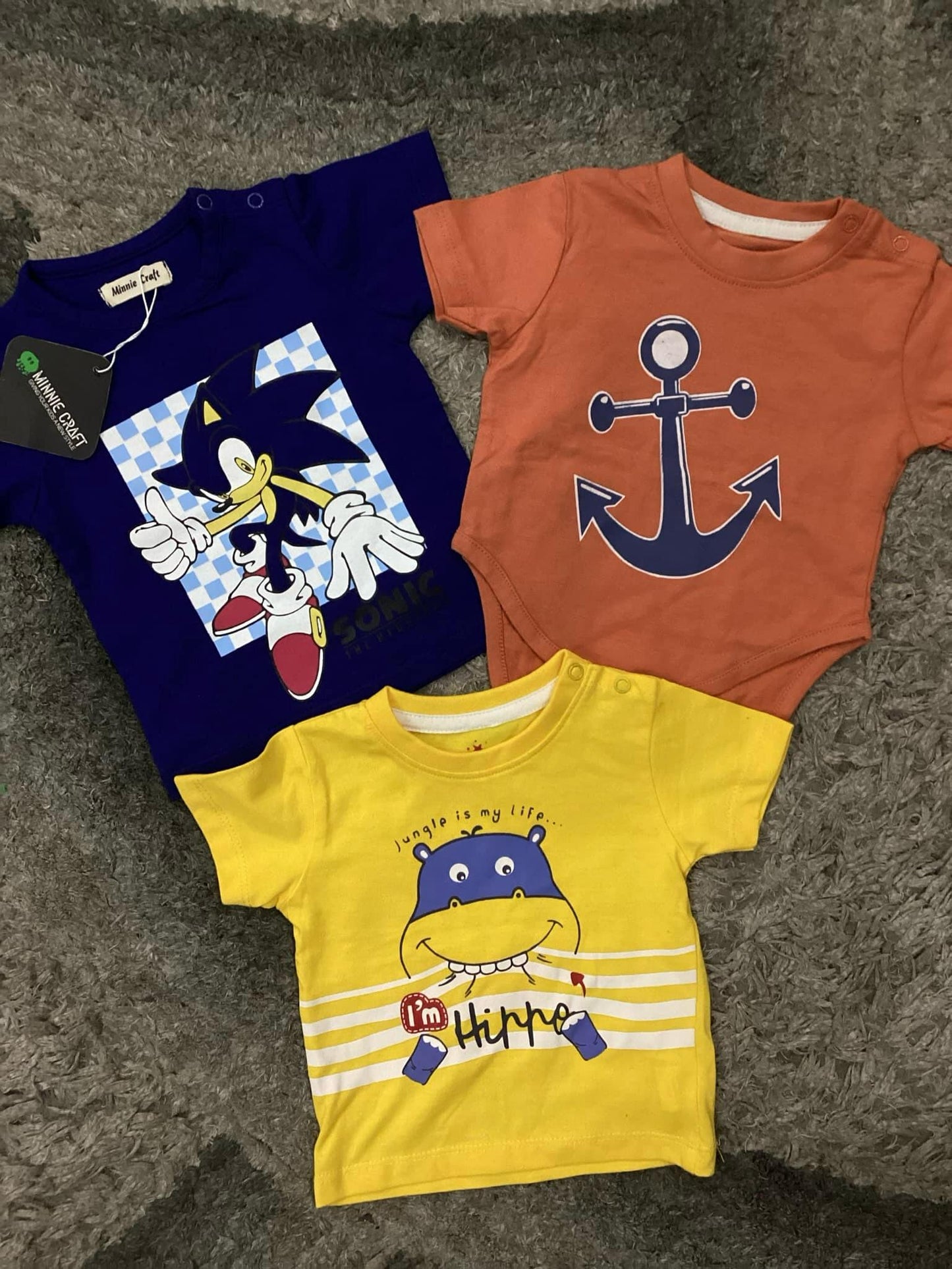 Kids Boys Sale New Arrivals Infant Deals Pack of 3 Shirt