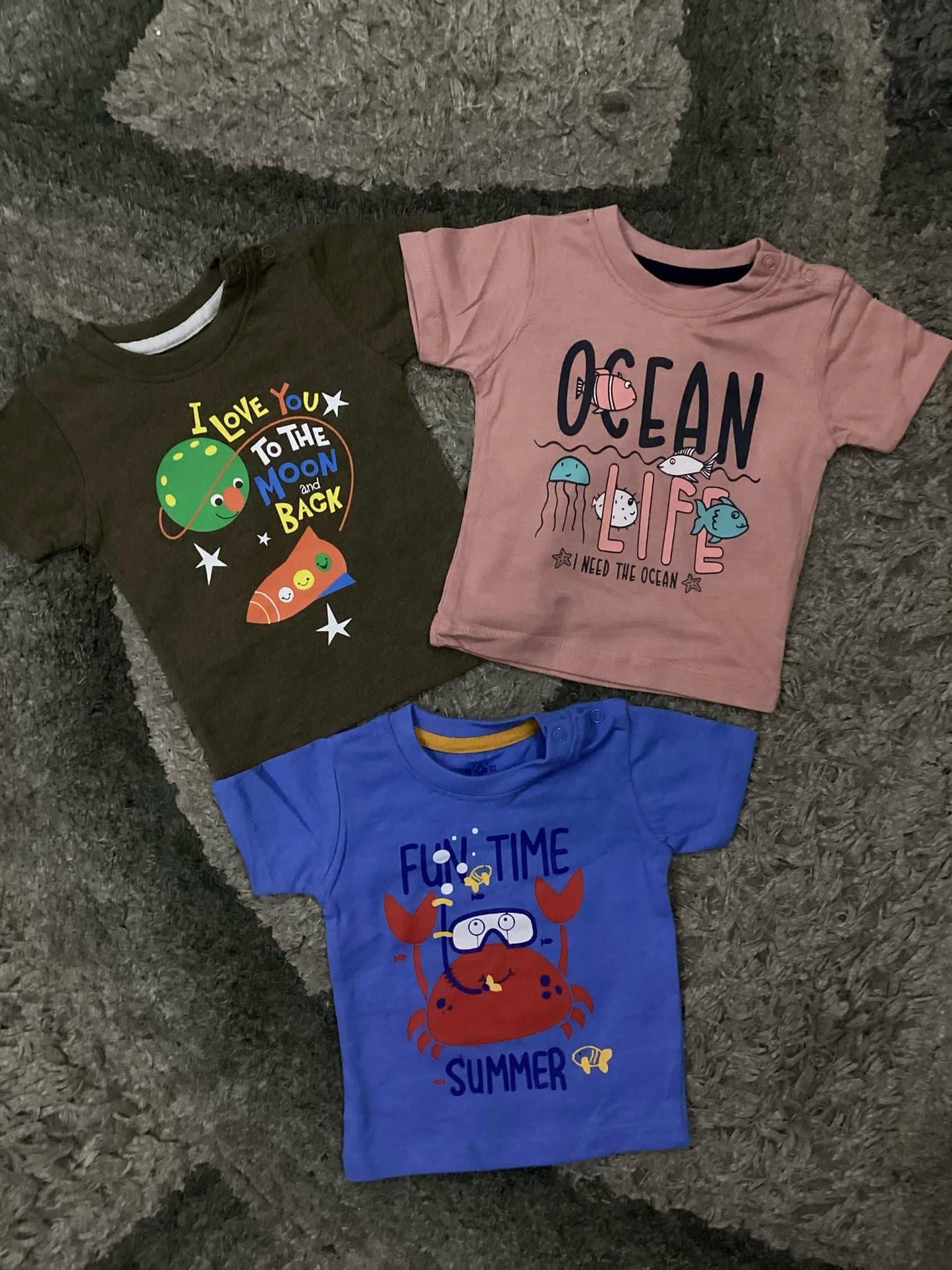 Kids Boys Sale New Arrivals Infant Deals Pack of 3 Shirt