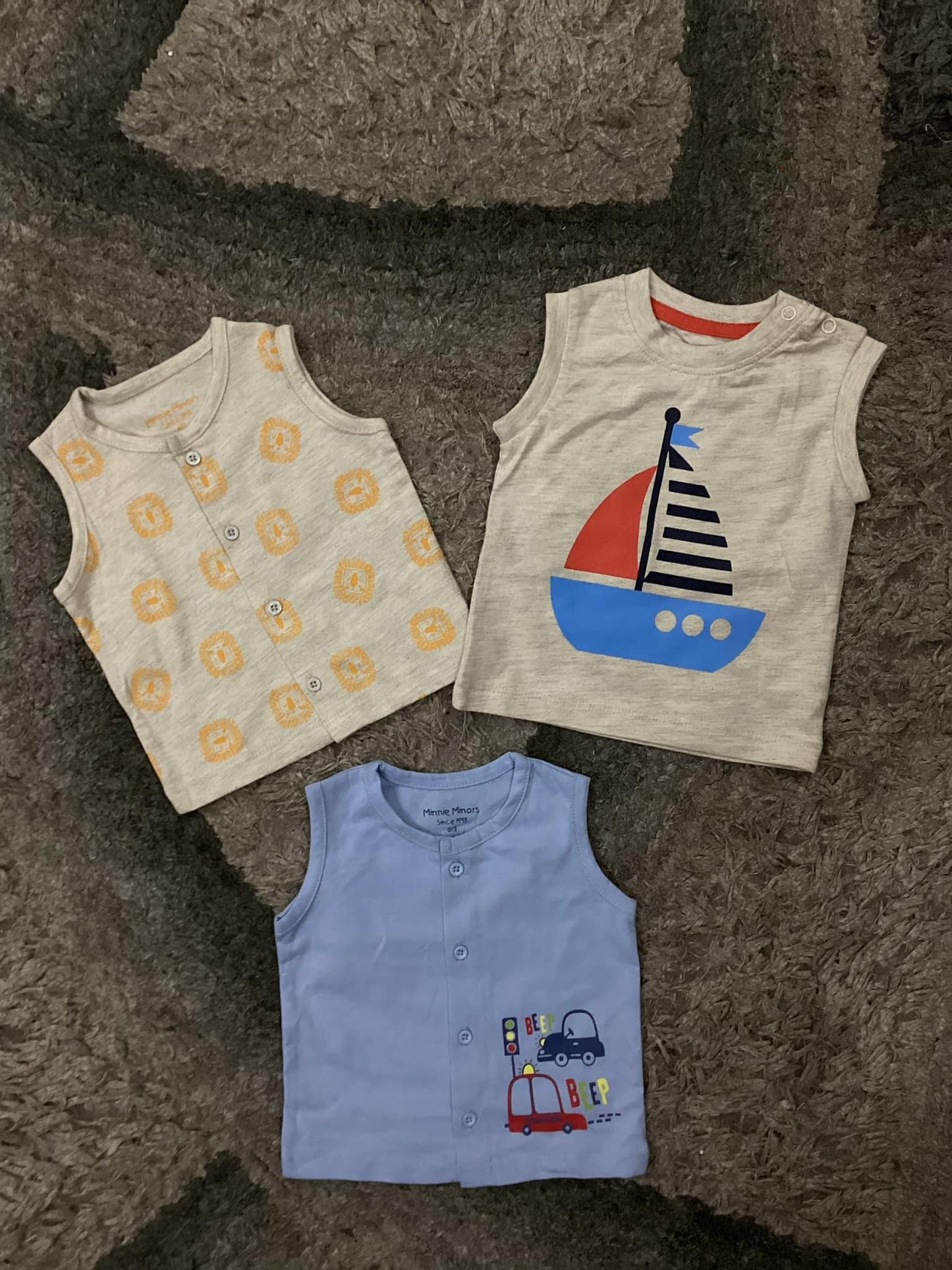 Kids Boys Sale New Arrivals Infant Deals Pack of 3 Shirt