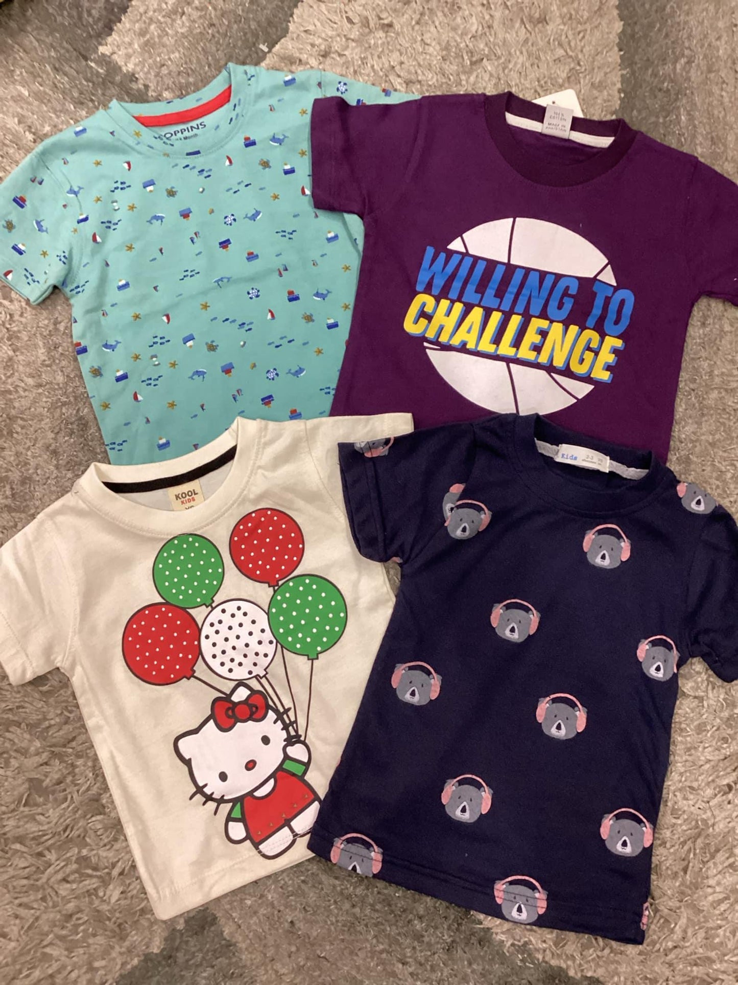 Kids Boys Girls Summer Shirts Pack