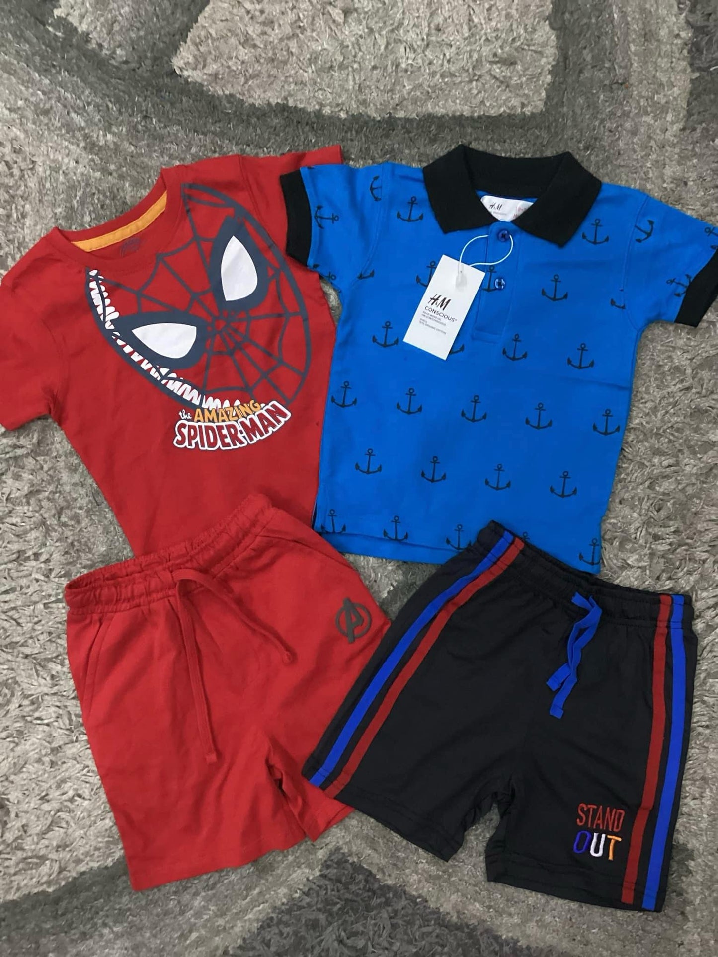 Kids Boys Summer Shirts and Shorts Pack