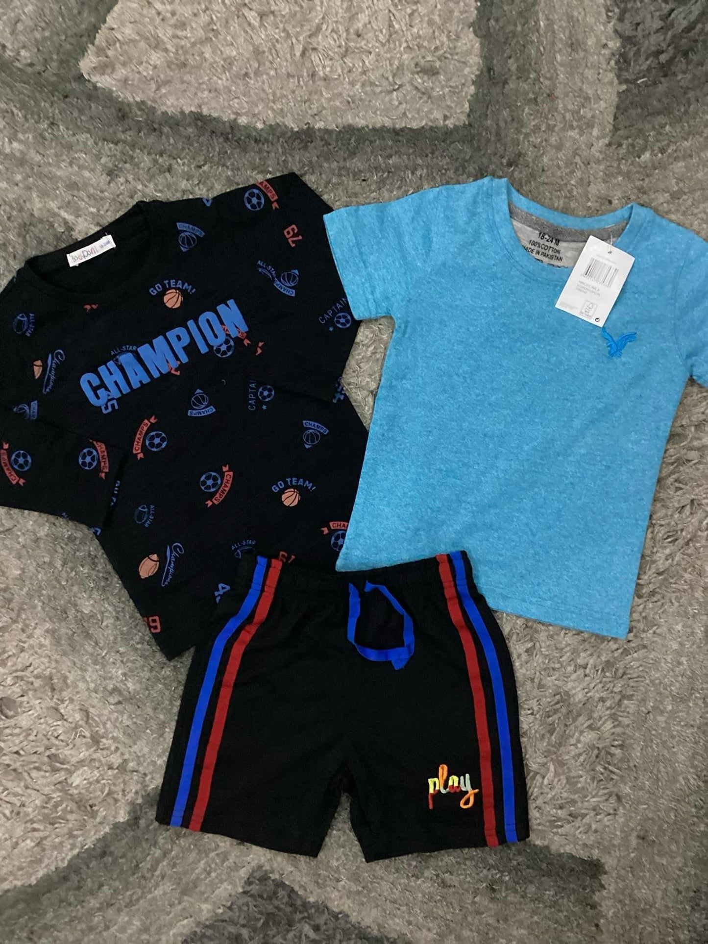 Kids Boys Summer Shirts and Shorts Pack