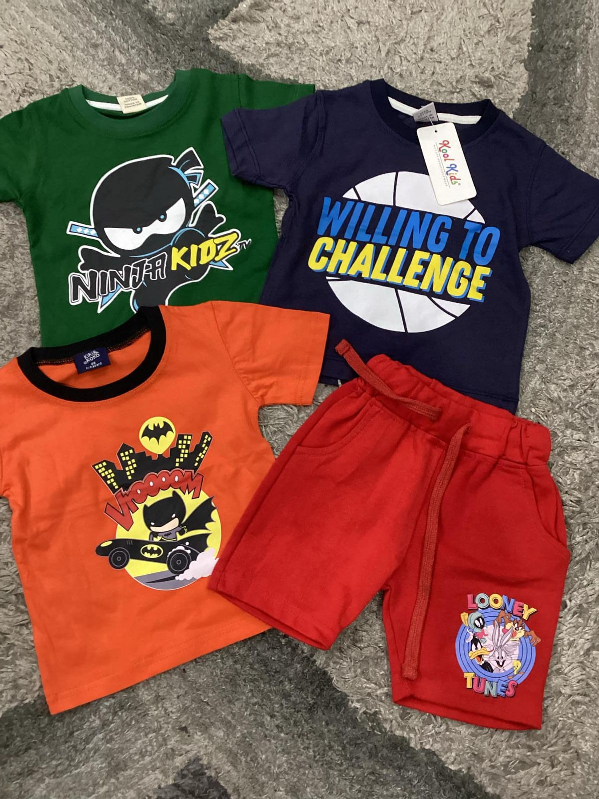 Kids Boys Summer Shirts and Shorts Pack