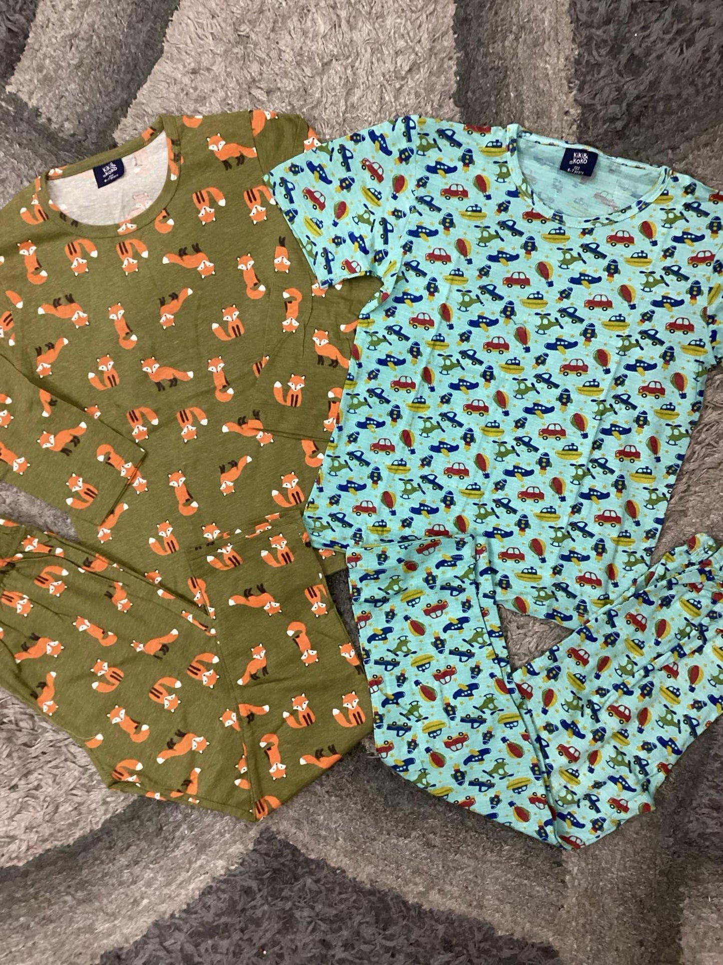 Kids Boys Girls Summer PJ Suites 6-7 Years