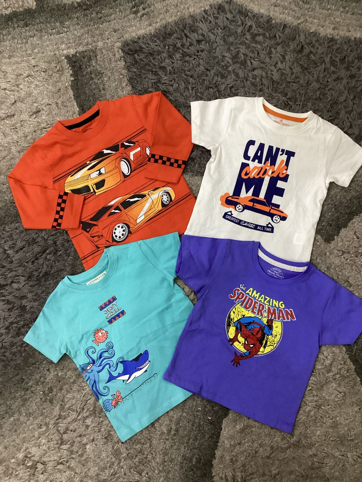 Affordable Baby Summer Outfits – 4-Pack Cotton Clothes | 12-18 Months/1 Year