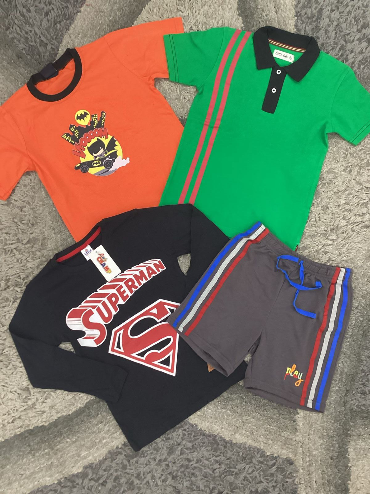 Affordable Baby Summer Outfits – 4-Pack Cotton Clothes | 6-7 Years