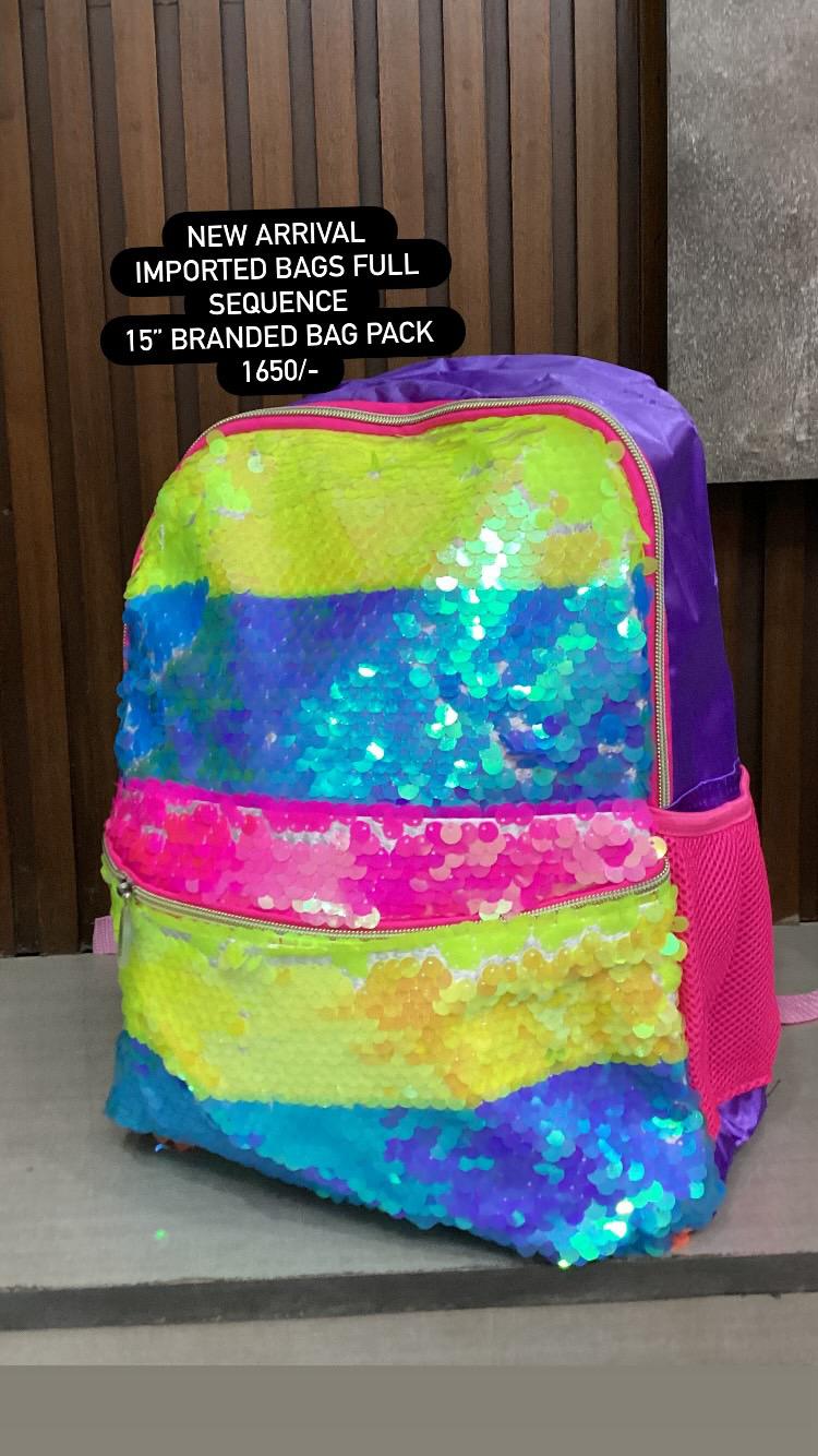 Kids Girls Boys School Bag Pack High Quality Single Zipper Reverse Sequence