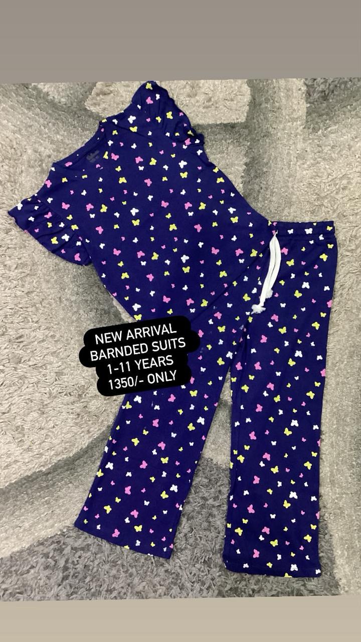 Kids Girl Affordable Baby Outfits –-Summer High Quality Pj Suit