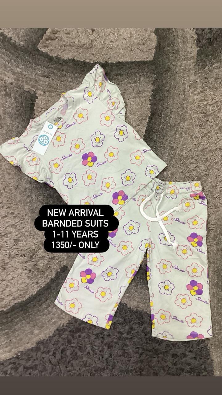 Kids Girl Affordable Baby Outfits –-Summer High Quality Pj Suit