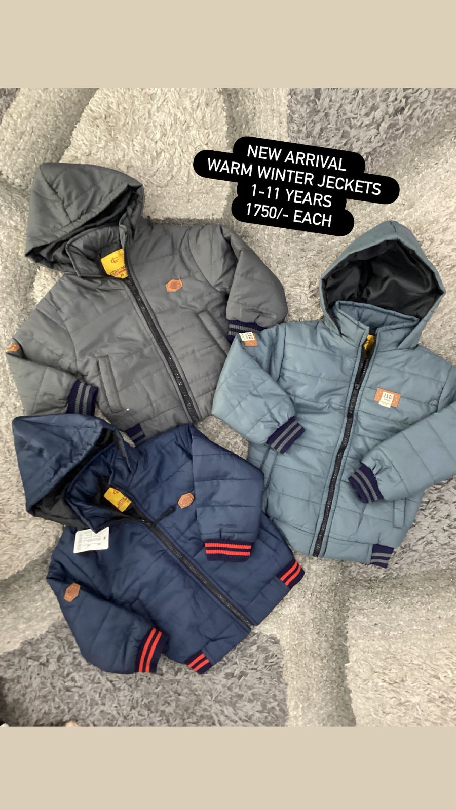 Kids Girls Boys Affordable Baby Outfits –- Winter Warm Puffer Jackets