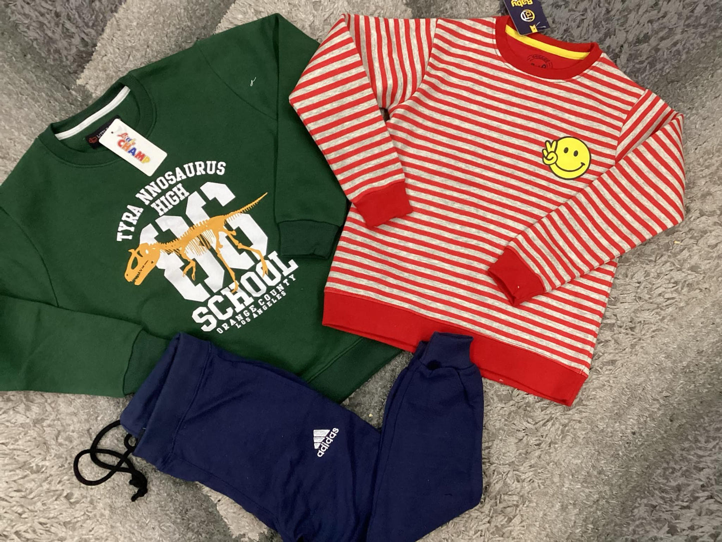 Kids Boys Winter Fleece Warm Shirt and Trousers Imported Brand