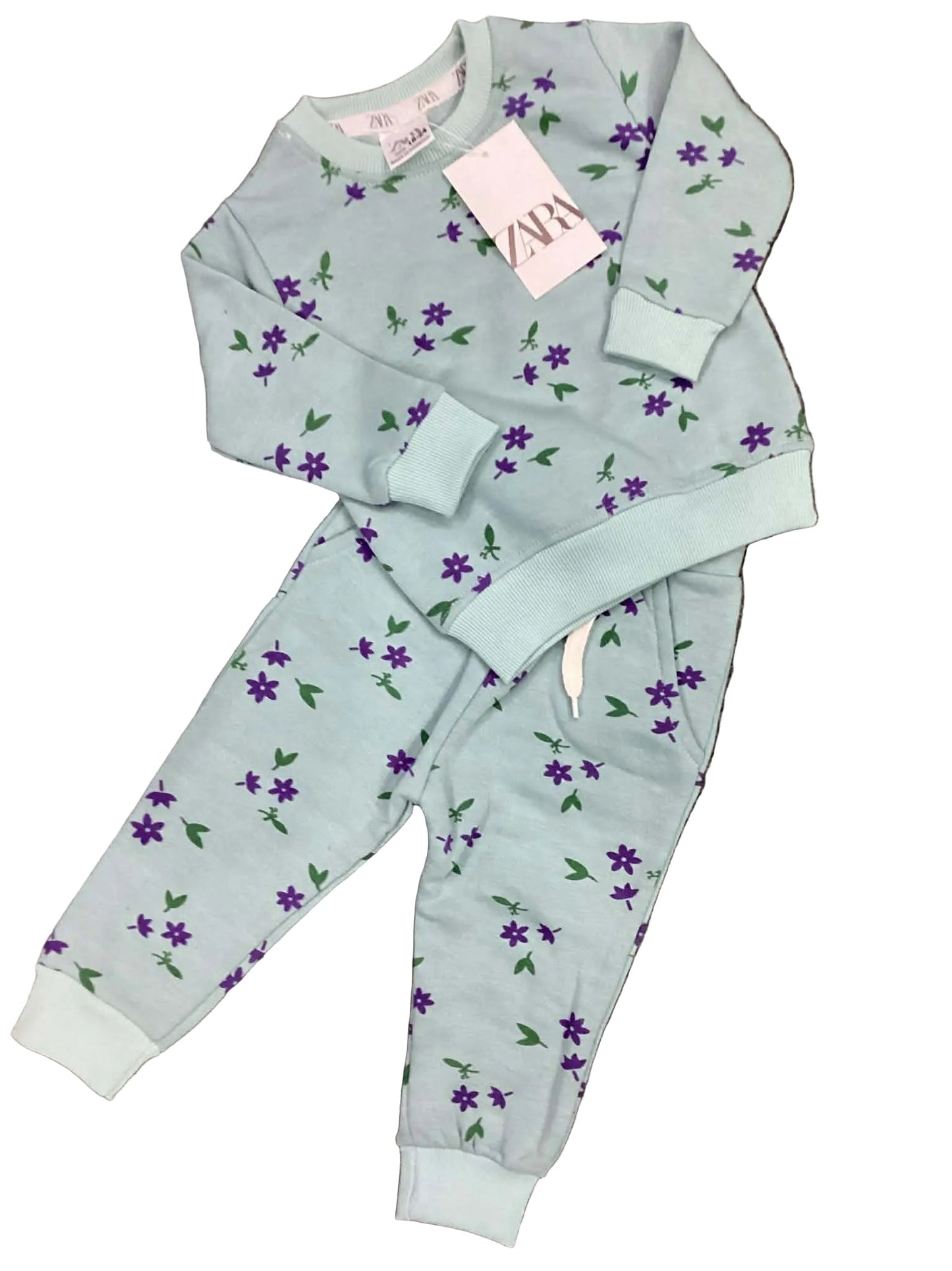 Kids Girls Affordable Baby Outfits –- Winter Warm Fleece Track Suit