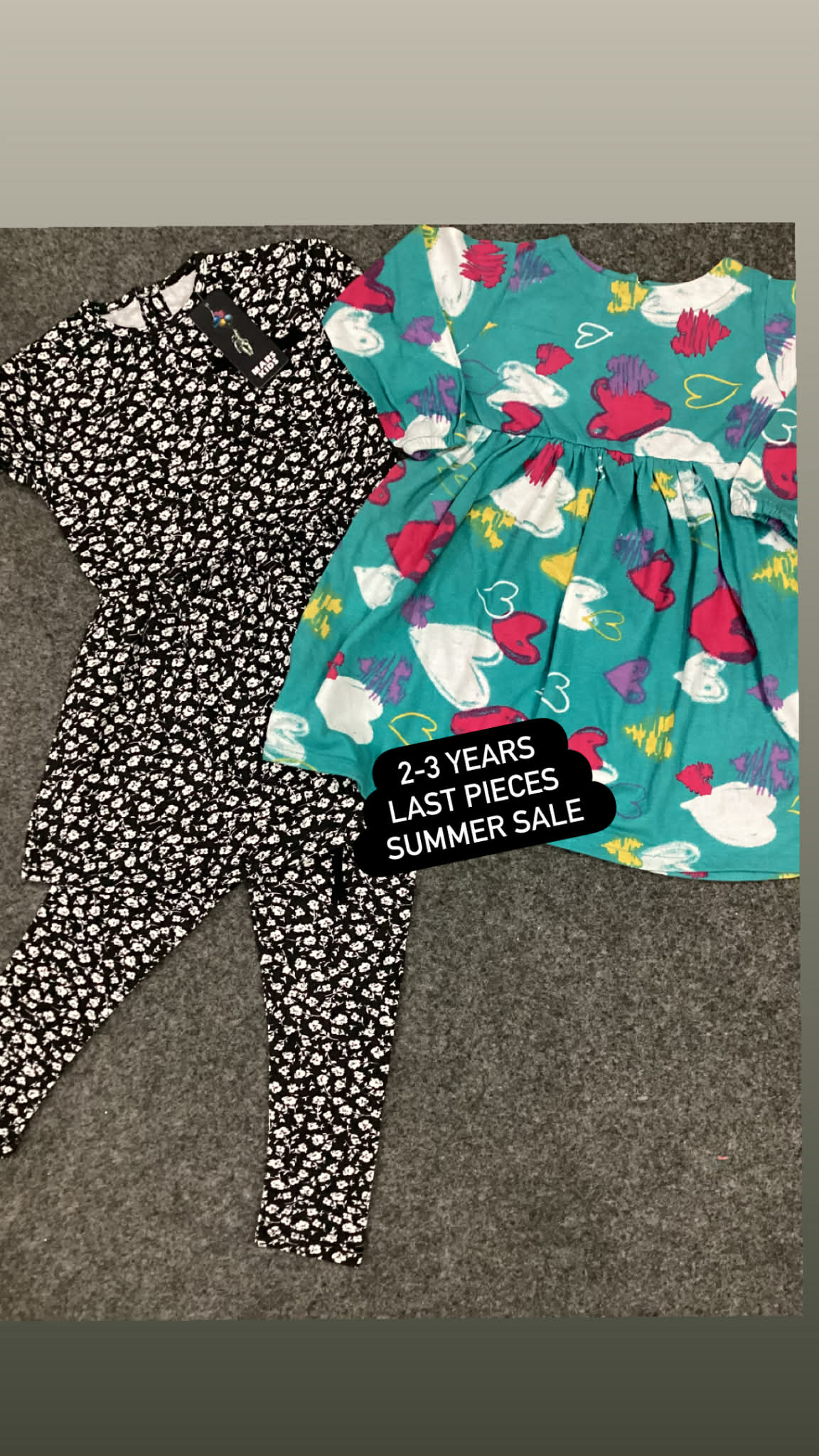 Kids Affordable Collection 2026: Kids Girls Branded Packs Deal Summer Sale 2-3 Year