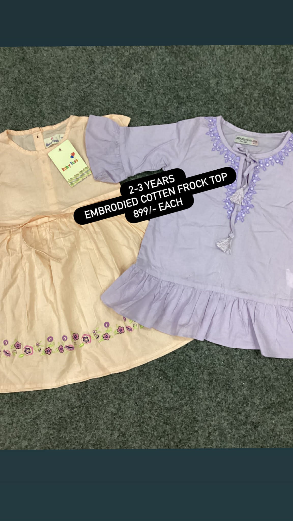 Kids Affordable Collection 2026: Kids Girls Branded Packs Deal Summer Sale 2-3 Year