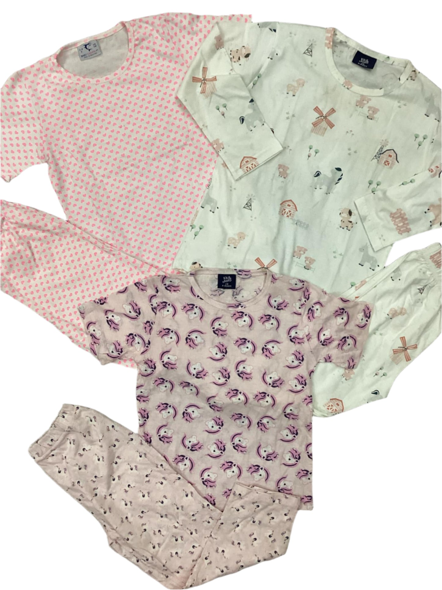 Kids Girls Boys Summer Pj Suit 5-6 Year