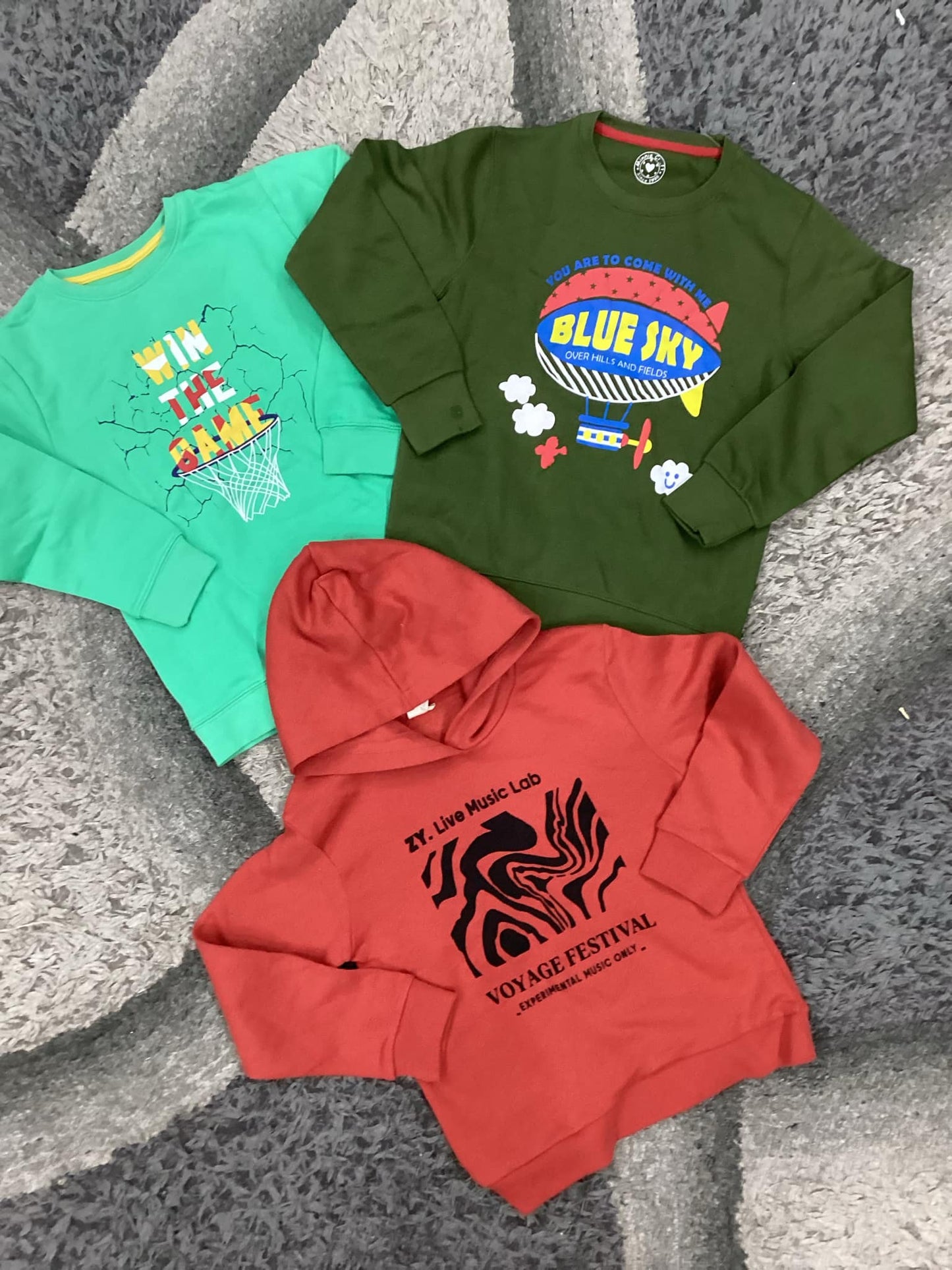 Kids Boys Winter Fleece Warm Shirt Imported Brand