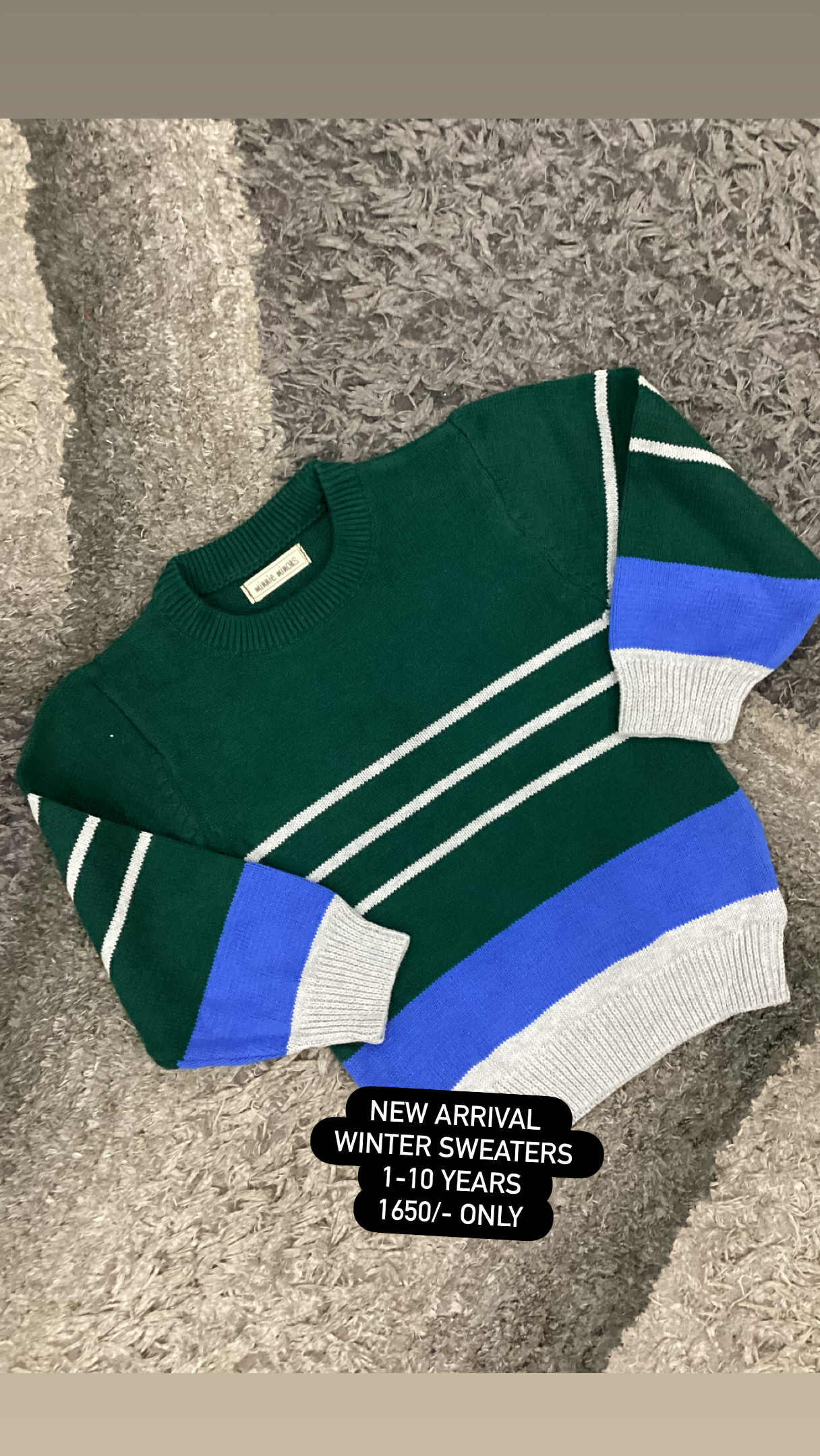 Kids Girls Boys Affordable Baby Outfits –- Original Minnie Minros Sweater