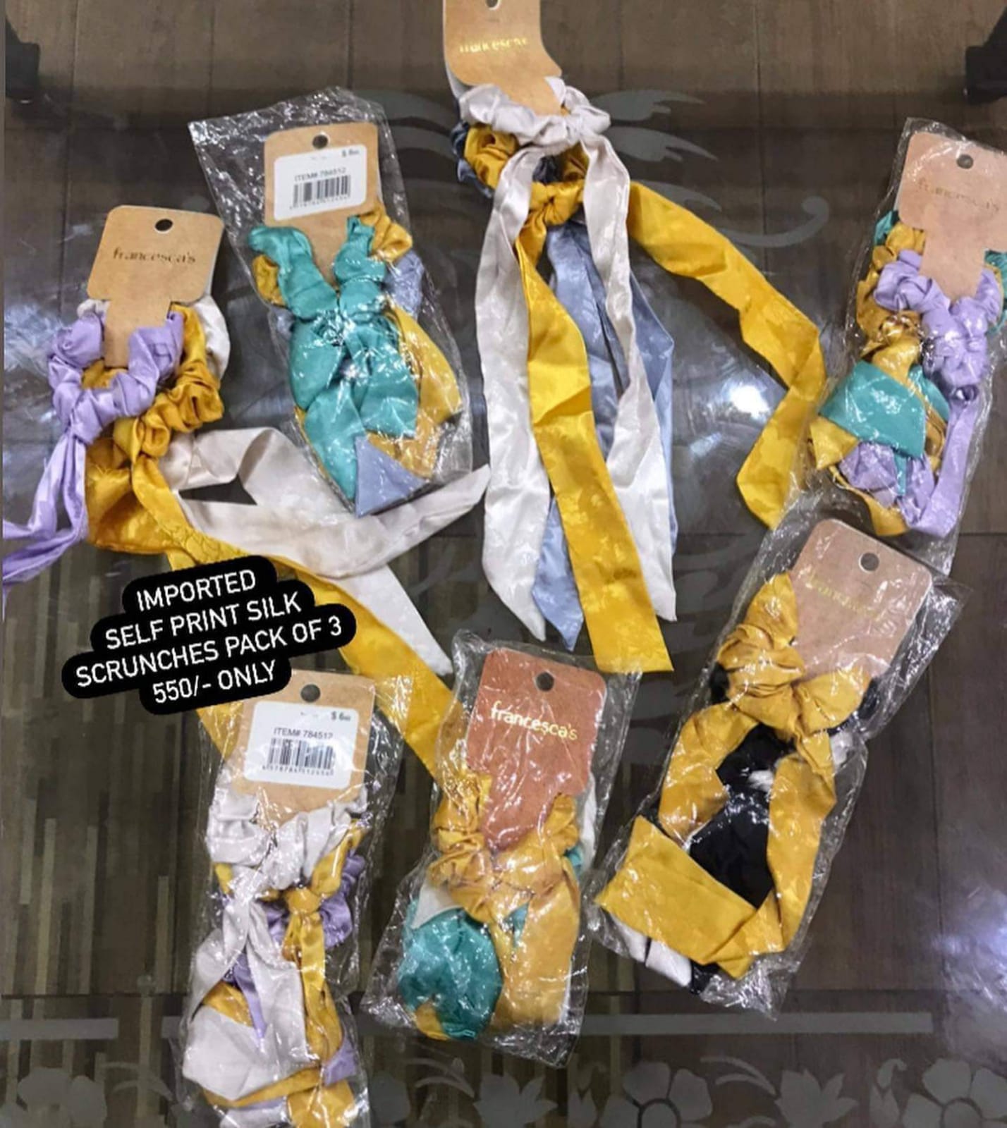 Kids Girls Accessorize Imported Scrunches