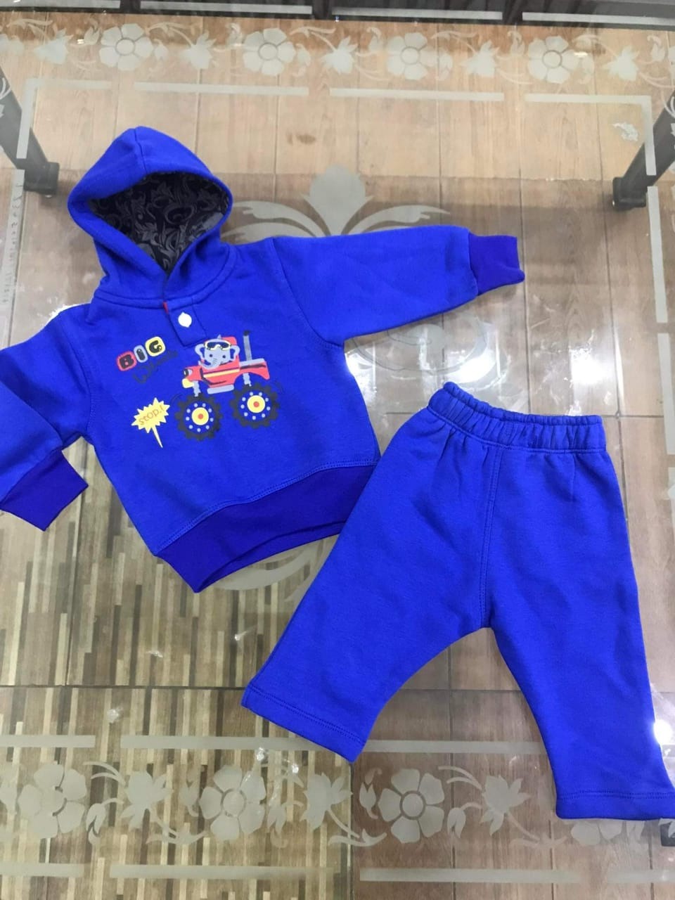 Kids Infant Fleece Winter Set Dark Blue (0-24M)