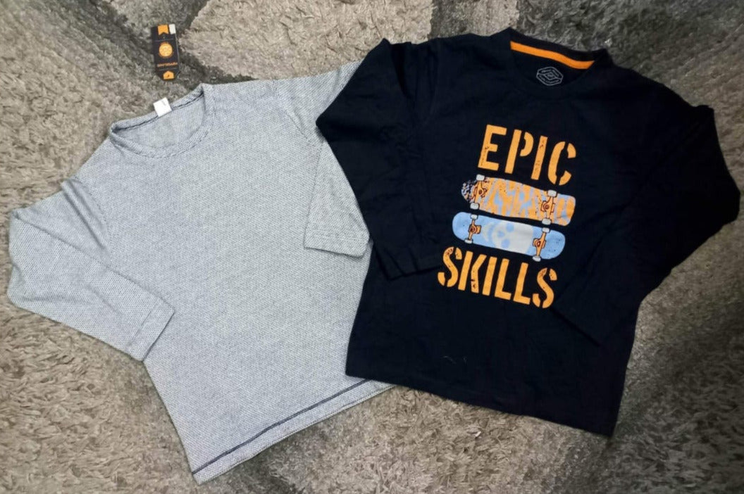 Kids Girls Boys Sweat-Shirts Deal of 2 ( 7-8 Y)