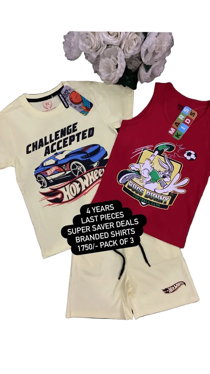 Kids Girls Branded Packs Deal Summer Sale 4-5 Year