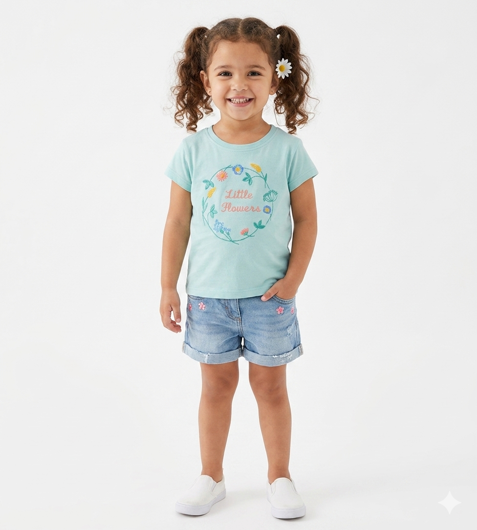Kids Girls Affordable Baby Outfits –- Summer New Arrival Original Minnie Minors T-Shirt