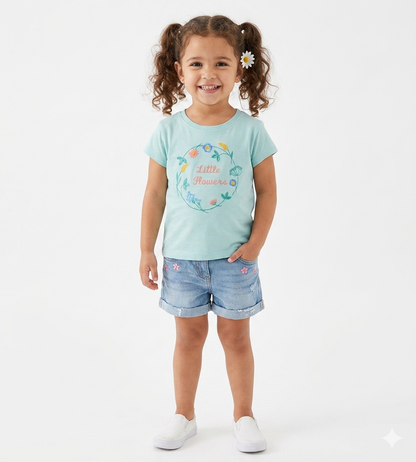 Kids Girls Affordable Baby Outfits –- Summer New Arrival Original Minnie Minors T-Shirt