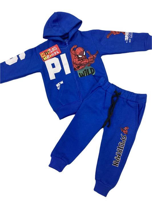 Kids Boys Original Minnie Minors Track Suit Hoodie Style